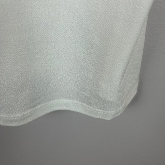 Torrid Studio Knit Short Lace Sleeve Top 1X White - Picture 8 of 11